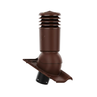 Kominek wentylacyjny IZOLOWANY do dachówki INNOVO 12 GRANAT BRĄZOWY SZLACHETNY fi125