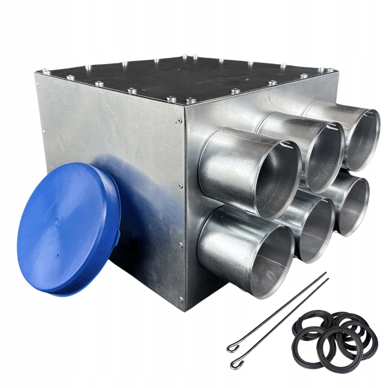 Rozdzielacz wentylacyjny skrzynka PRZELOTOWA 6x90 mm REKUPERACJA fi 160 pol_pl_Rozdzielacz-wentylacyjny-skrzynka-rozdzielcza-6x90-mm-REKUPERACJA-fi-160-4967_1