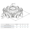 Rozdzielacz wentylacyjny 8x75/160 REKUPERACJA 75