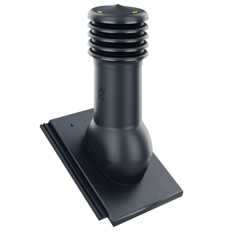 Kominek wentylacyjny do dachówki ALEGRA 9 CZARNA ANGOBA SZLACHETNA fi125 pol_pl_Kominek-wentylacyjny-WYRZUTNIA-do-pokryc-plaskich-BRAZOWY-fi125-6736_1