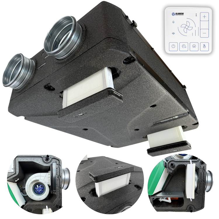 Rekuperator Blauberg VENTS Reneo D 180 - EPP + STEROWNIK