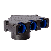 SKRZYNKA ROZPRĘŻNA z EPP pod anemostat 3x75mm / fi160