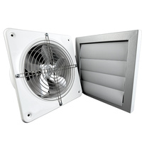 Wentylator ścienny przemysłowy ARK 200 + żaluzja grawitacyjna GRM 250x250