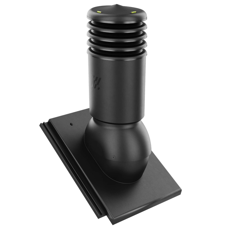 Kominek wentylacyjny do dachówki ALEGRA 9 CZARNA ANGOBA SZLACHETNA fi125 pol_pl_Kominek-wentylacyjny-WYRZUTNIA-do-pokryc-plaskich-BRAZOWY-fi125-6736_1