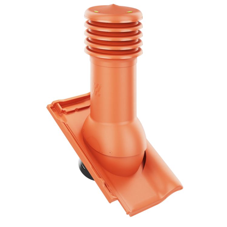 Kominek wentylacyjny do dachówki PIEMONT NATURALNA CZERWONA/MIEDZIANA ANGOBA fi150