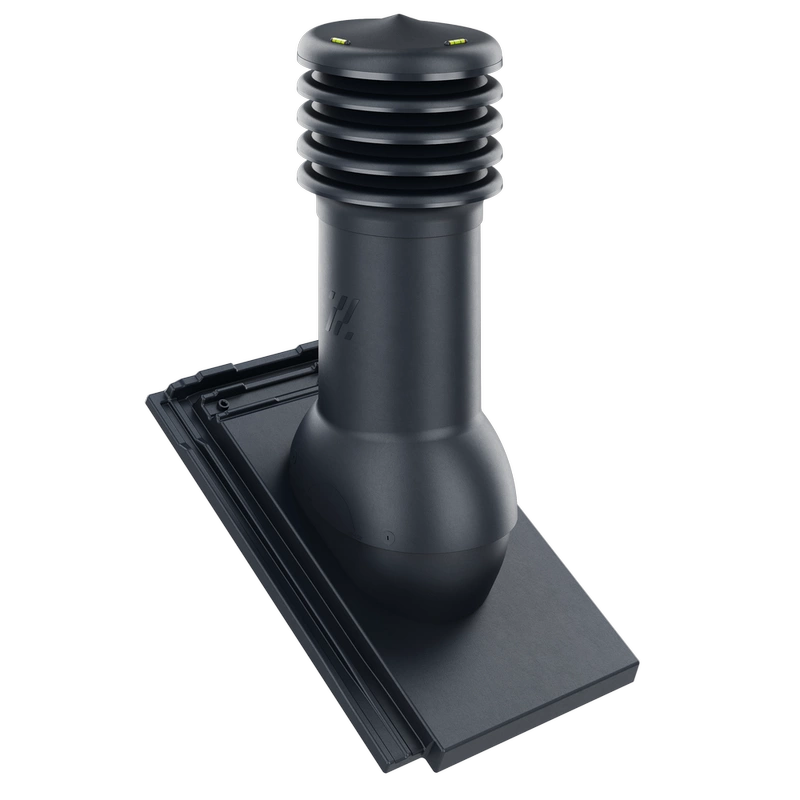 Kominek wentylacyjny do dachówki ALEGRA 9 CZARNA ANGOBA SZLACHETNA fi125 pol_pl_Kominek-wentylacyjny-WYRZUTNIA-do-pokryc-plaskich-BRAZOWY-fi125-6736_1