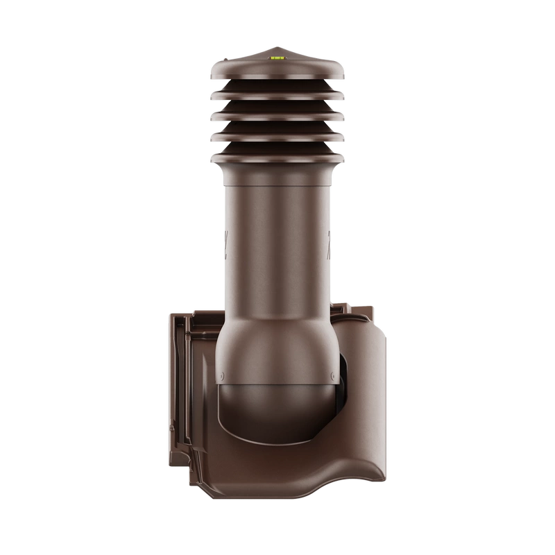 Kominek wentylacyjny do dachówki ALEGRA 9 CZARNA ANGOBA SZLACHETNA fi125 pol_pl_Kominek-wentylacyjny-WYRZUTNIA-do-pokryc-plaskich-BRAZOWY-fi125-6736_4