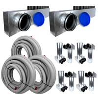 ZESTAW do rekuperacji Elementy Rekuperacja fi 75 Wentylacja