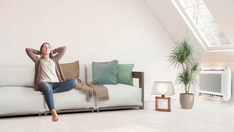 Klimatyzator konsolowy przypodłogowy ROTENSO Aneru AN 3,5kW