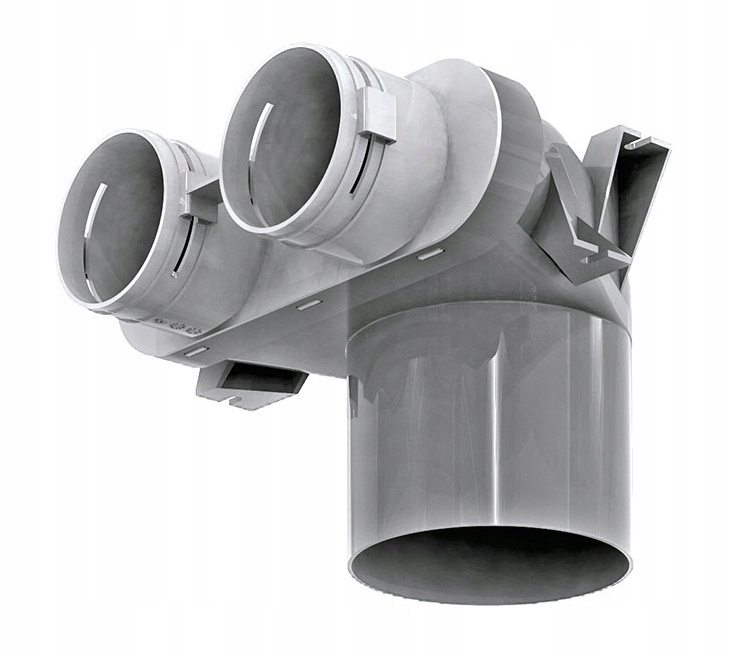 SKRZYNKA ROZPRĘŻNA 2X75 mm / fi 125 REKUPERACJA