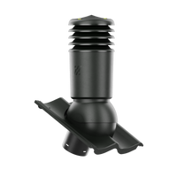 Kominek wentylacyjny IZOLOWANY do dachówki BAŁTYCKA/IKAST/SKAGEN GRAFITOWY fi150