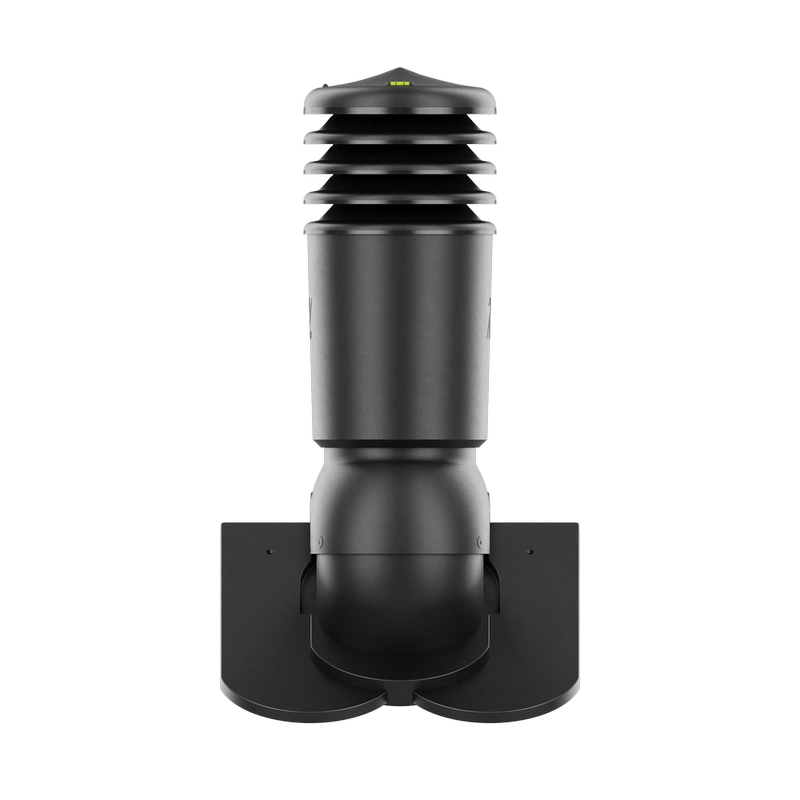 Kominek wentylacyjny do dachówki ALEGRA 9 CZARNA ANGOBA SZLACHETNA fi125 pol_pl_Kominek-wentylacyjny-WYRZUTNIA-do-pokryc-plaskich-BRAZOWY-fi125-6736_4