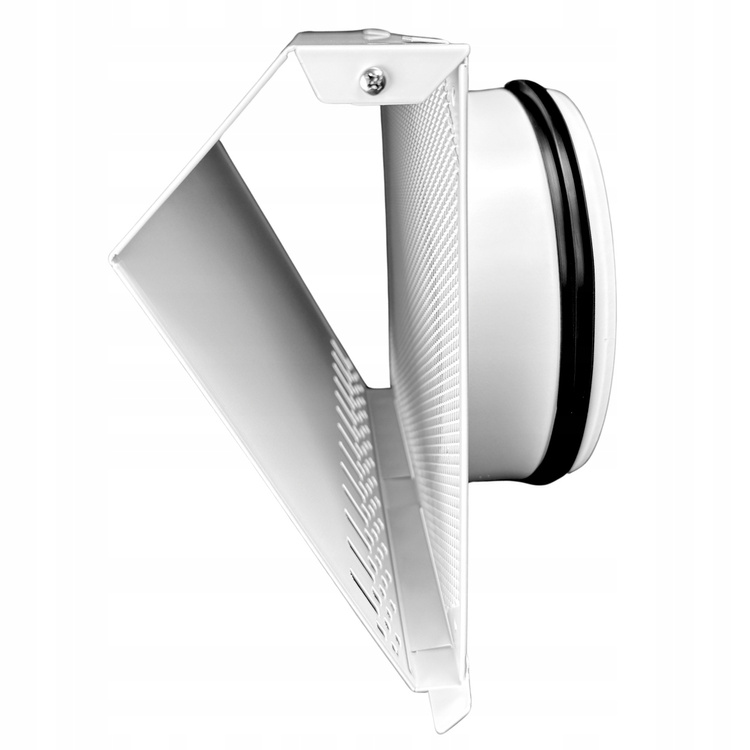 Czerpnia powietrza ścienna kratka wentylacyjna fi 125 kolor: BIAŁA