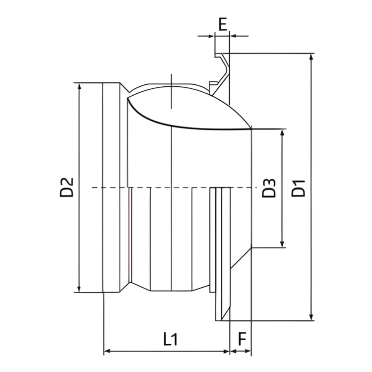 Dysza dalekiego zasięgu kierunkowa JNS fi 125