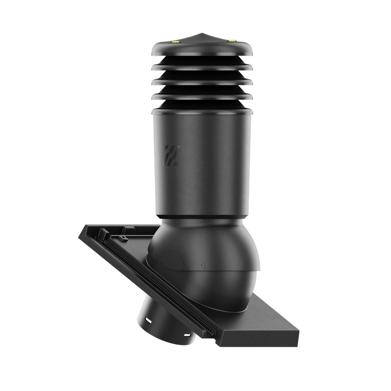 Kominek wentylacyjny do dachówki ALEGRA 9 CZARNA ANGOBA SZLACHETNA fi125 pol_pl_Kominek-wentylacyjny-WYRZUTNIA-do-pokryc-plaskich-BRAZOWY-fi125-6736_2