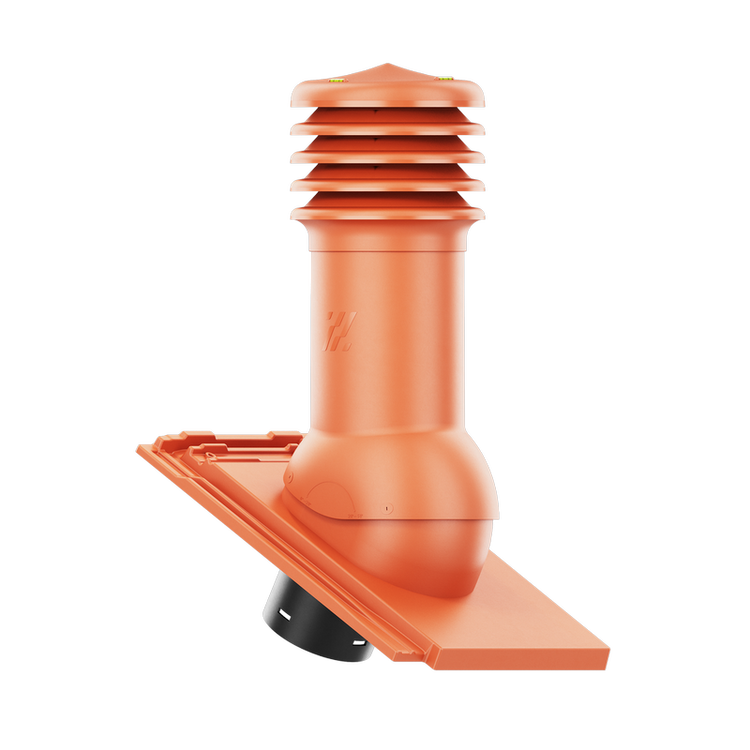 Kominek wentylacyjny do dachówki OREA 9 CZERWIEŃ NATURALNA fi150