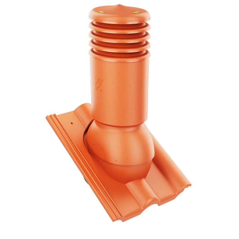 Kominek wentylacyjny do dachówki ALEGRA 9 CZARNA ANGOBA SZLACHETNA fi125 pol_pl_Kominek-wentylacyjny-WYRZUTNIA-do-pokryc-plaskich-BRAZOWY-fi125-6736_1