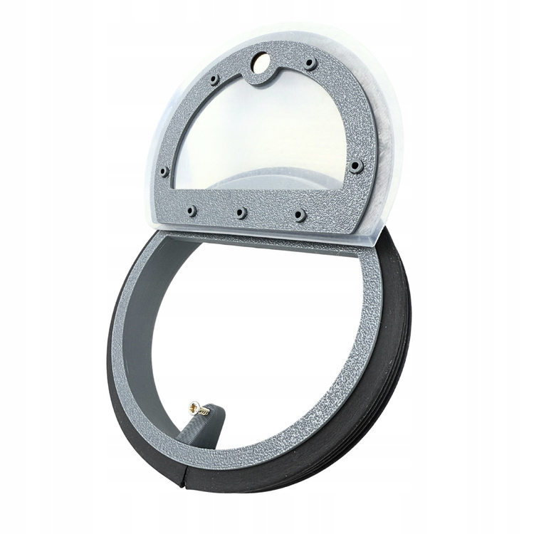 Klapa zwrotna do okapu z magnesem uszczelka fi150