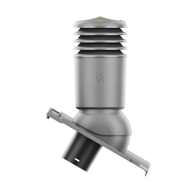 Kominek wentylacyjny IZOLOWANY do dachówki ALEGRA 9 SZARY fi125