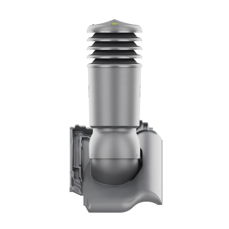 Kominek wentylacyjny IZOLOWANY do dachówki TITANIA ŁUPEK ANGOBA fi125