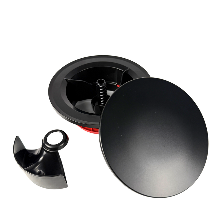 Anemostat Sufitowy Kierunkowy VAK NAWIEWNY / WYWIEWNY - CZARNY - 160 mm