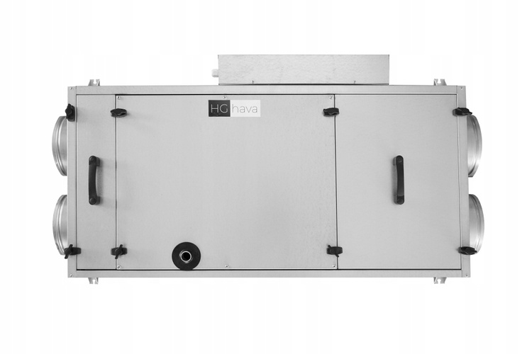 Rekuperator podwieszany HAVA P 400 z nagrzewnicą wstępną
