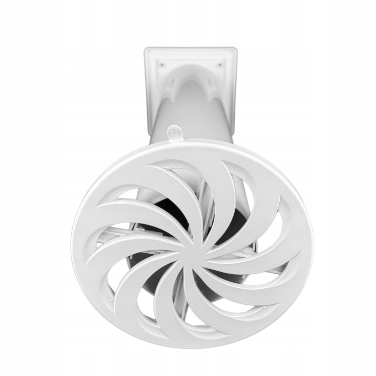 Zestaw wentylacyjny przez ścianę: kratka + rura 50cm + wylot powietrza fi100