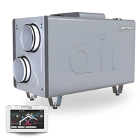 Rekuperator Centrala DEFRO DRX 300 H 350 m3/h - nagrzewnica + panel sterowania