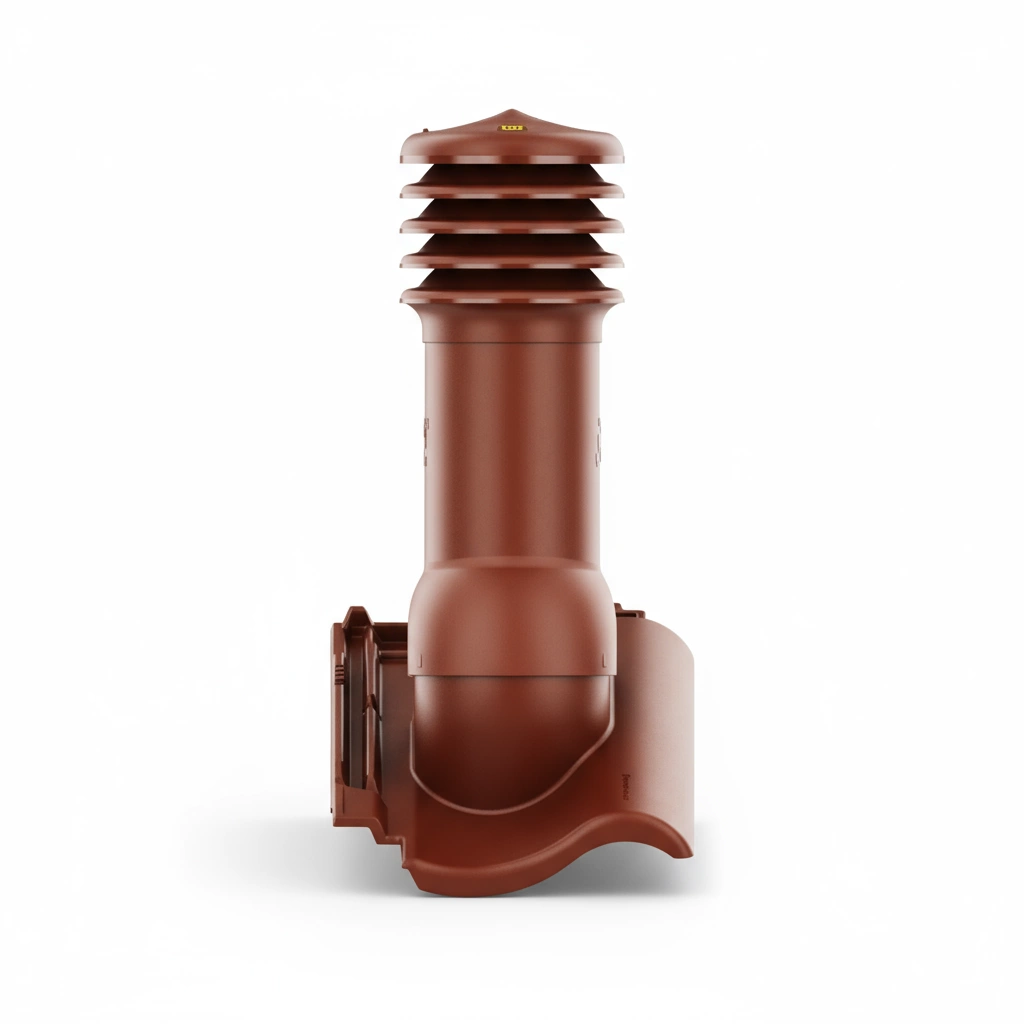 Kominek wentylacyjny do dachówki ALEGRA 9 CZARNA ANGOBA SZLACHETNA fi125 pol_pl_Kominek-wentylacyjny-WYRZUTNIA-do-pokryc-plaskich-BRAZOWY-fi125-6736_4