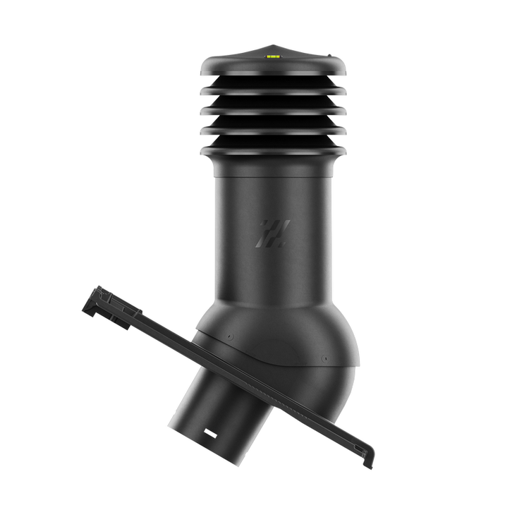 Kominek wentylacyjny do dachówki SIMPLA ANTRACYT/CZARNA ANGOBA fi125