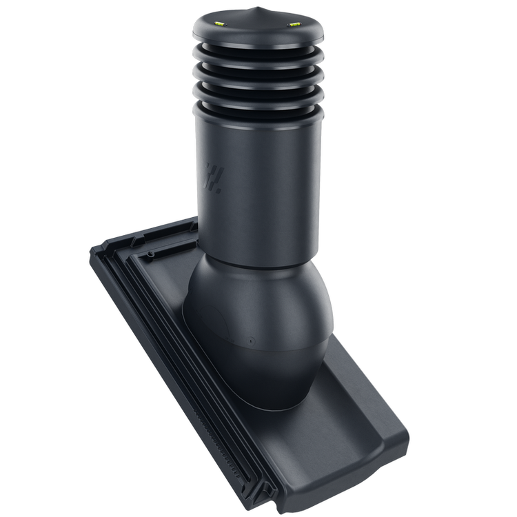 Kominek wentylacyjny IZOLOWANY do dachówki KODA ŁUPEK GLAZURA fi150