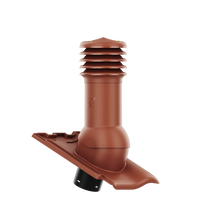 Kominek wentylacyjny do dachówki NIBRA F8 1/2 CZERWONY fi125