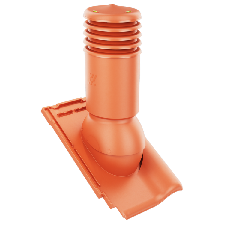 Kominek wentylacyjny IZOLOWANY do dachówki ALEGRA 9 CZERWIEŃ fi150