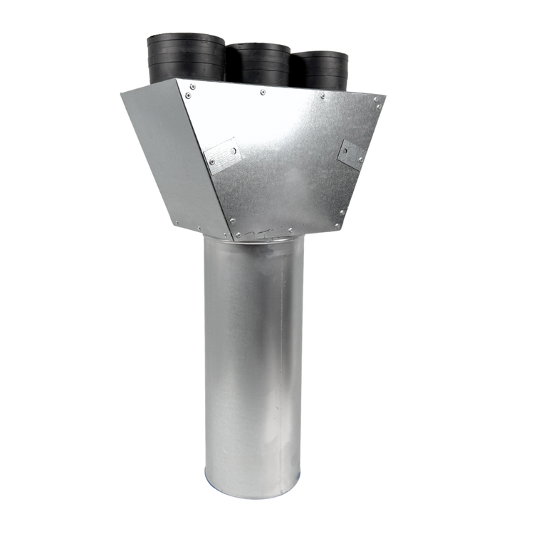 SKRZYNKA ROZPRĘŻNA PRZELOTOWA 3x75mm fi 125 OCYNK GUMA FLEX REKUPERACJA