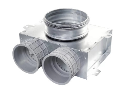 SKRZYNKA ROZPRĘŻNA 2x75 mm 125 mm OCYNK FLEX REKUPERACJA