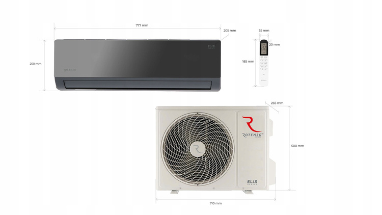 Klimatyzator ROTENSO ELIS 3,5 kW WiFi iAIR