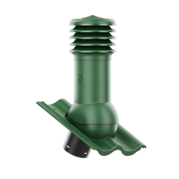 Kominek wentylacyjny do dachówki PALEMA JASNOZIELONY/OLIWKOWY fi125