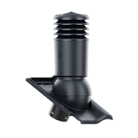 Kominek wentylacyjny IZOLOWANY do dachówki RUBIN 9V ANTRACYT ANGOBA fi150