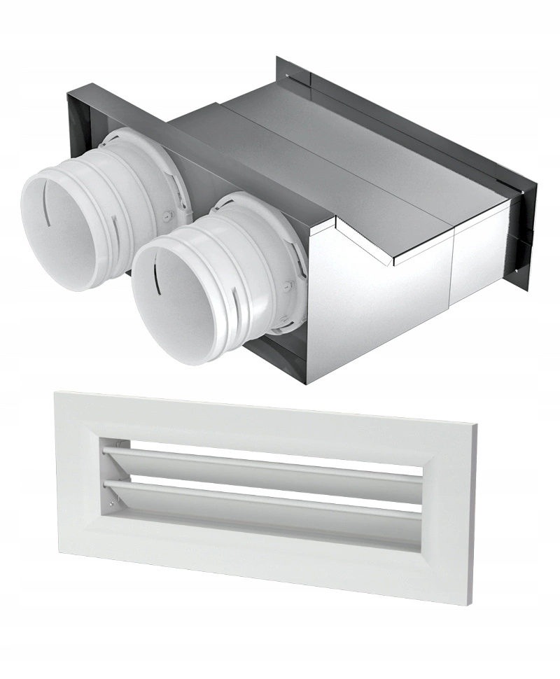 SKRZYNKA ROZPRĘŻNA PRZELOTOWA ŚCIENNA 2x75 + KRATKA WENTYLACYJNA 200x55 mm pol_pl_SKRZYNKA-ROZPREZNA-PRZELOTOWA-SCIENNA-2x75-5280_1