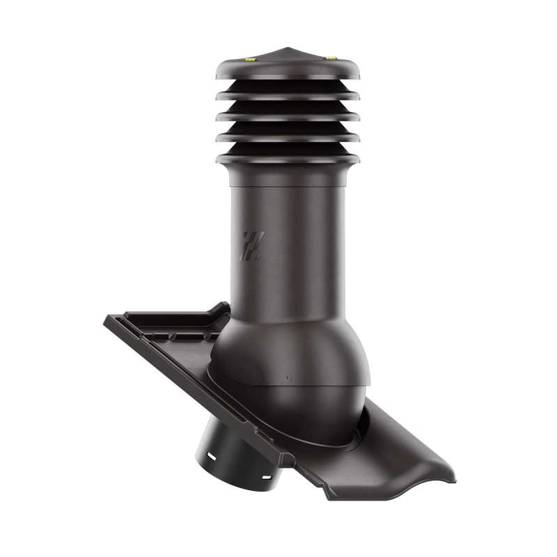 Kominek wentylacyjny do dachówki ALEGRA 9 CZARNA ANGOBA SZLACHETNA fi125 pol_pl_Kominek-wentylacyjny-WYRZUTNIA-do-pokryc-plaskich-BRAZOWY-fi125-6736_2