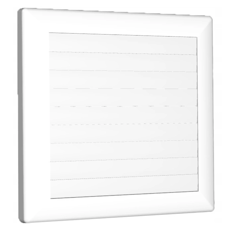 Kratka z żaluzją regulowana sznurkiem 17x17 Ø150