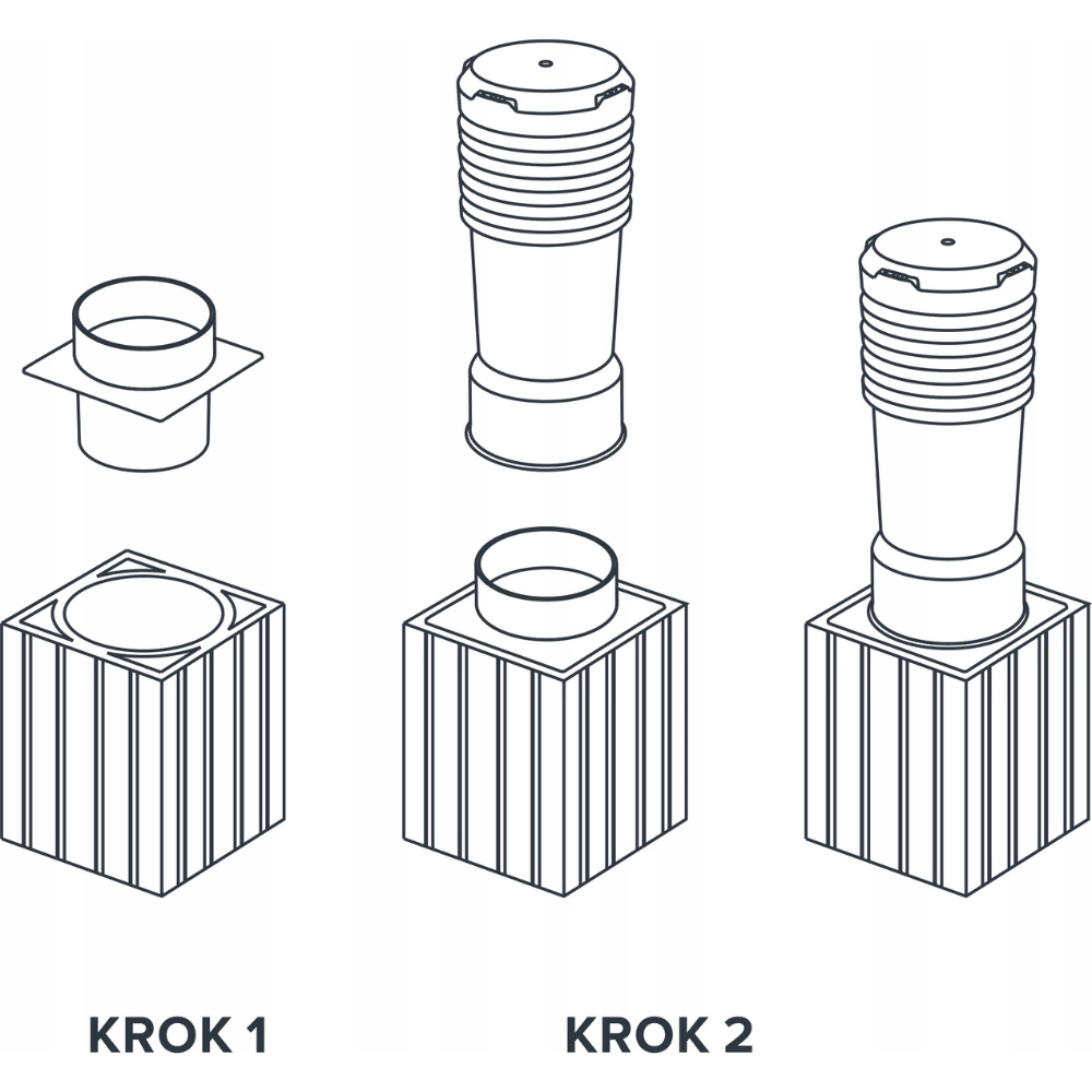 Wywietrzak Daszek Wentylacyjny Grawitacyjny na komin Ø160 - GRAFIT pol_pl_Wywietrzak-Daszek-Wentylacyjny-Grawitacyjny-na-komin-O160-GRAFIT-6733_7