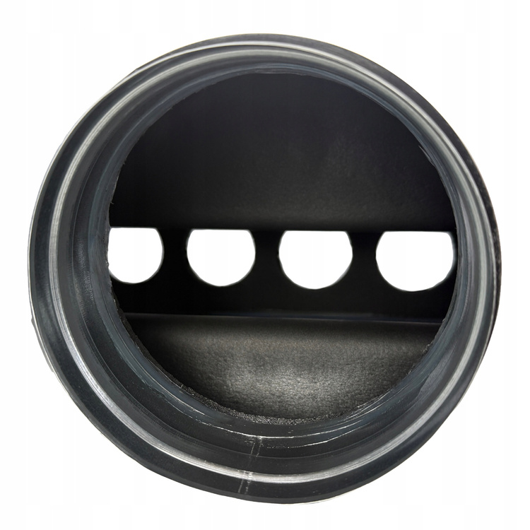 Skrzynka rozdzielcza rozdzielacz przelotowy wentylacja fi 200 / 8x75 mm