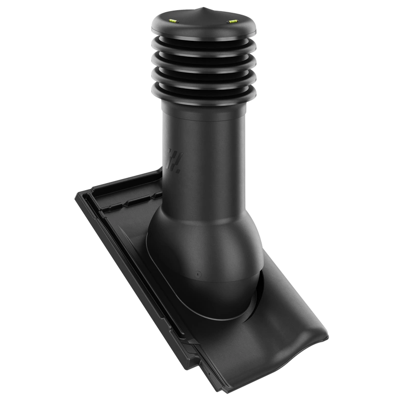 Kominek wentylacyjny do dachówki ALEGRA 9 CZARNA ANGOBA SZLACHETNA fi125 pol_pl_Kominek-wentylacyjny-WYRZUTNIA-do-pokryc-plaskich-BRAZOWY-fi125-6736_1