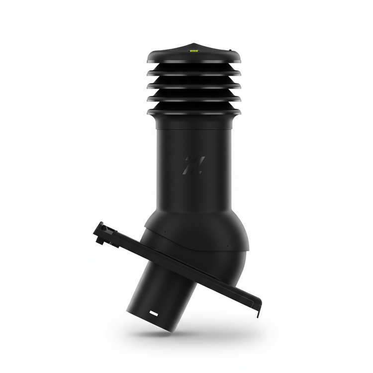 Kominek wentylacyjny do dachówki CANTUS CZARNY MAT/GLAZURA/KRYSZTAŁ fi125