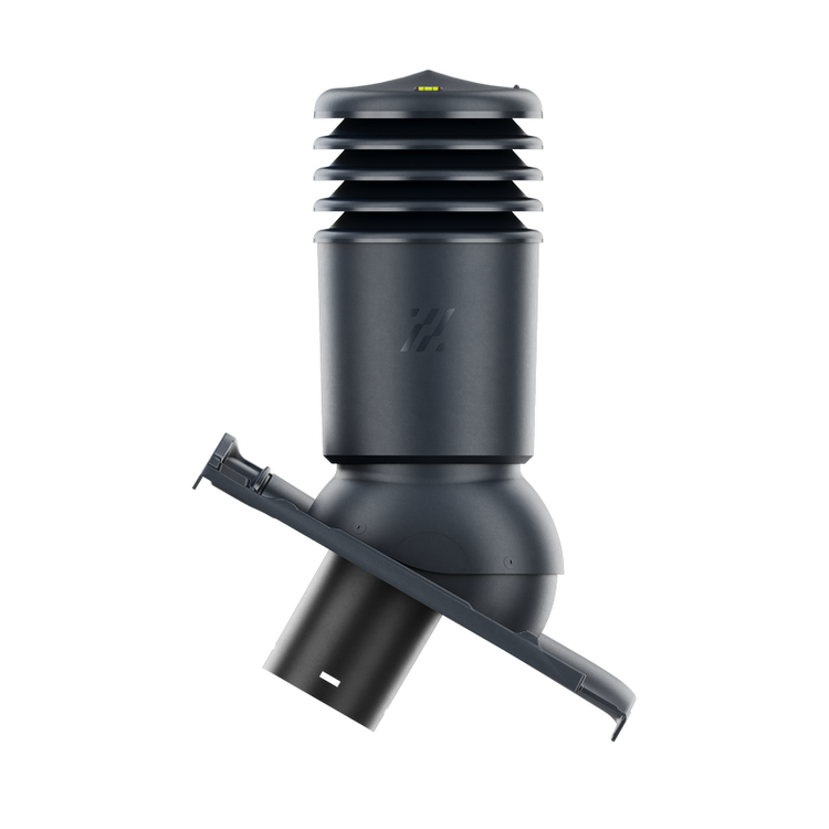 Kominek wentylacyjny IZOLOWANY do dachówki PIEMONT ANTRACYT/GRAFIT ANGOBA fi125