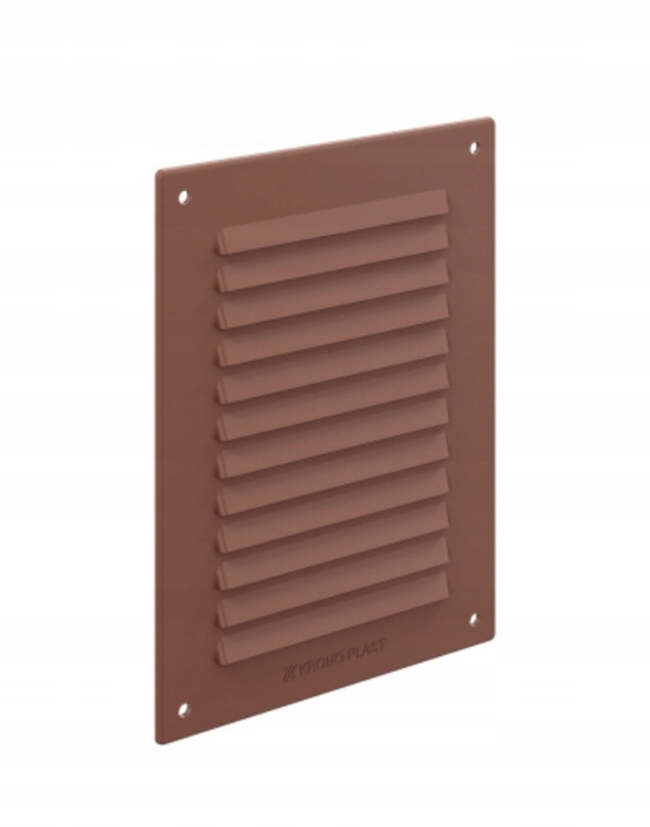 Kratka wentylacyjna z siatką 14x20 / 17x23 Brąz