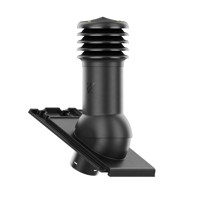 Kominek wentylacyjny do dachówki ALEGRA 9 CZARNA ANGOBA SZLACHETNA fi125 pol_pl_Kominek-wentylacyjny-WYRZUTNIA-do-pokryc-plaskich-BRAZOWY-fi125-6736_2