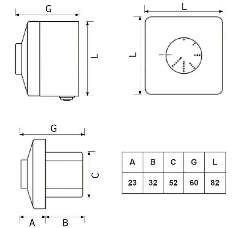 Regulator obrotów wentylatora aRo400 1-fazowy 920W 0,4-4,0 A 230V 50Hz