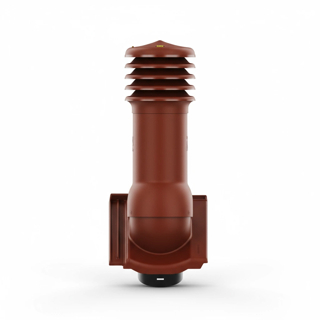 Kominek wentylacyjny do dachówki ALEGRA 9 CZARNA ANGOBA SZLACHETNA fi125 pol_pl_Kominek-wentylacyjny-WYRZUTNIA-do-pokryc-plaskich-BRAZOWY-fi125-6736_4